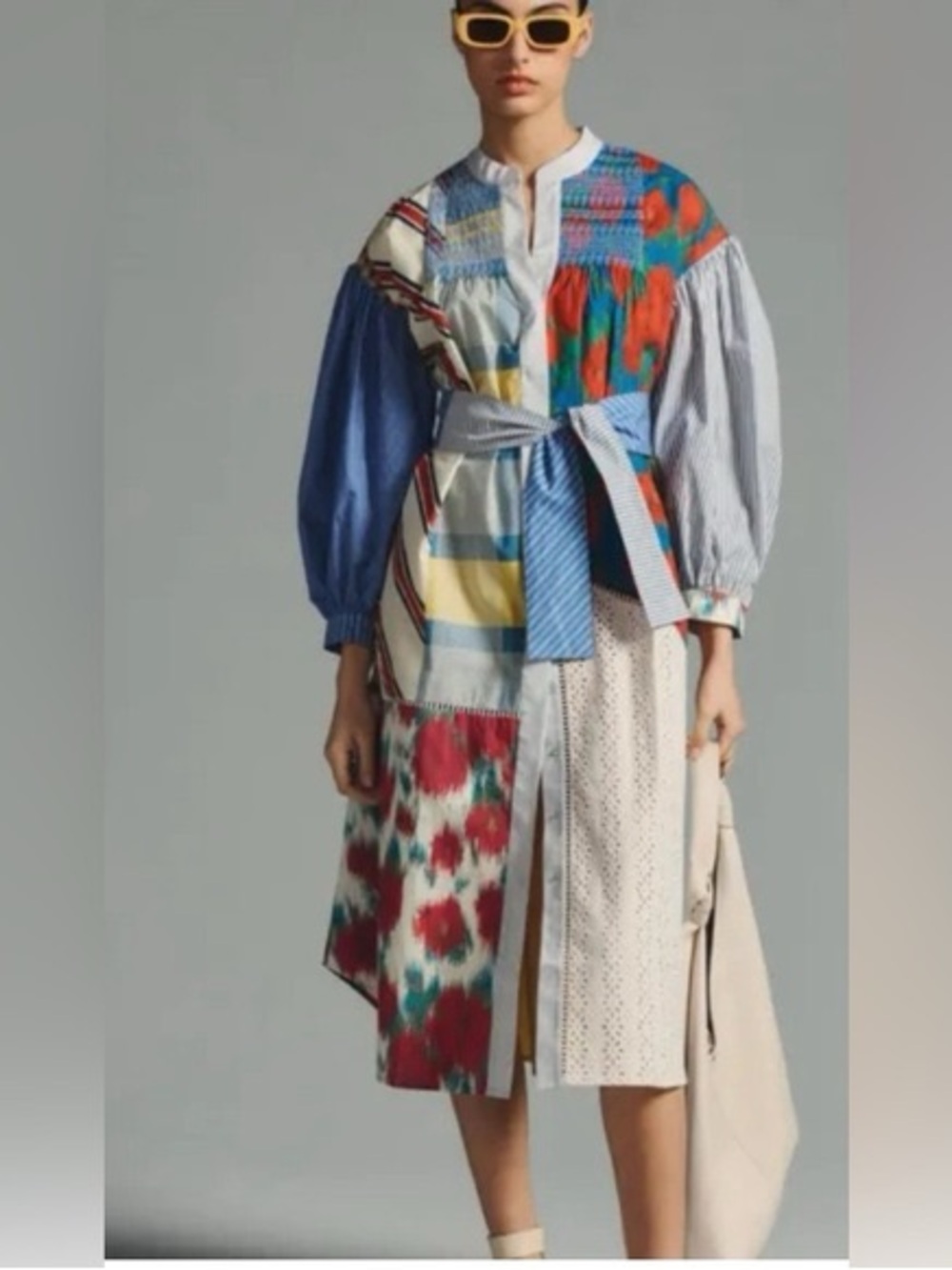 NWT Anthropologie Hope For Flowers Patchwork Dress by Tracy Reese Med